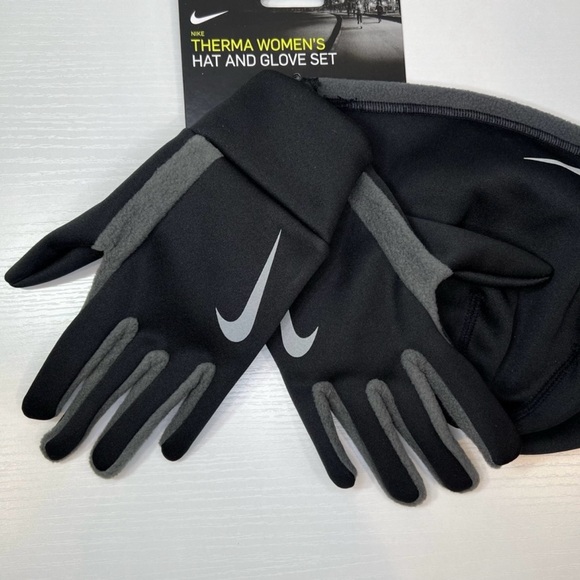Nike Running Therma Women's Hat and Glove Set, Small/XS - Picture 3 of 10
